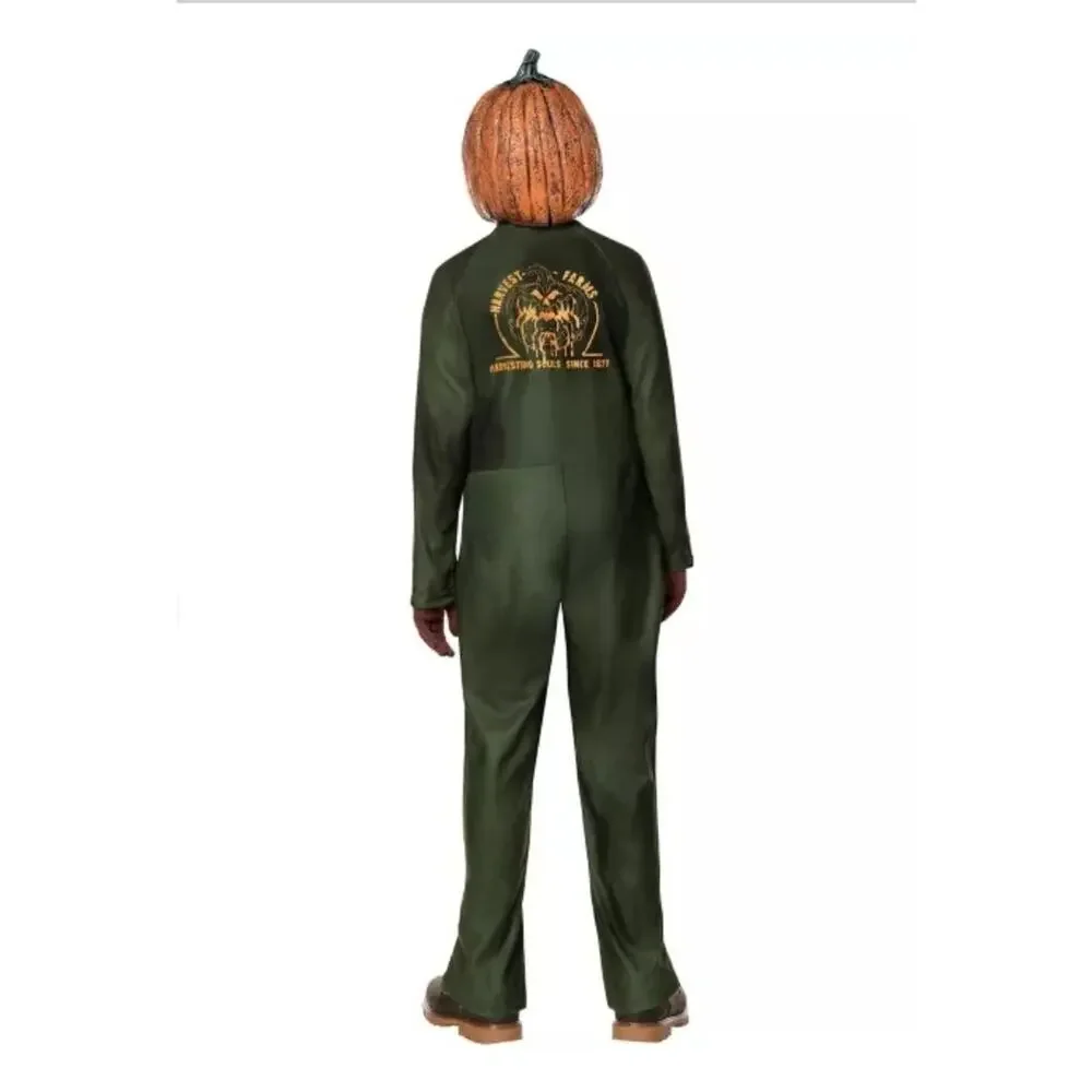 Spirit Halloween Jack-O'-Lantern Harvester Costume Kids Size S (4-6)